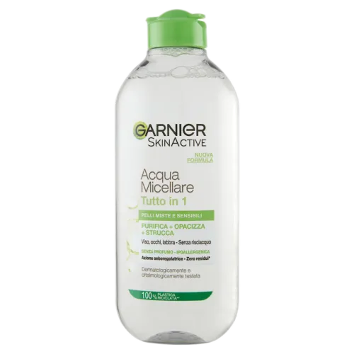 میسلار واتر سبز گارنیر مناسب پوست مختلط و چرب Acqua micellare