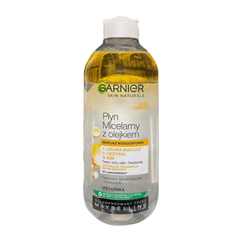 میسلار واتر دو فاز زرد گارنیر حاوی روغن آرگان Garnier biphase micellaire