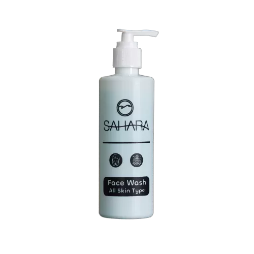 شوینده صورت انواع پوست صاحارا 250mL آبرسان و روشن کننده