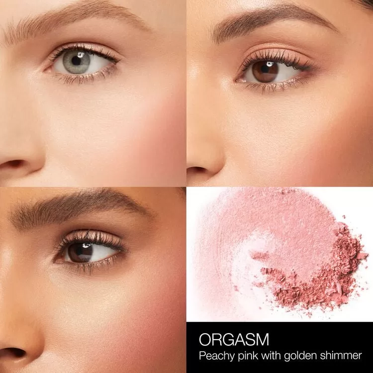 نمونه رنگ‌بندی رژگونه پودری نارس