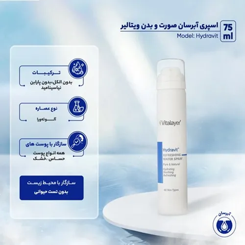 نمونه رنگ‌بندی اسپری آب هیدراویت