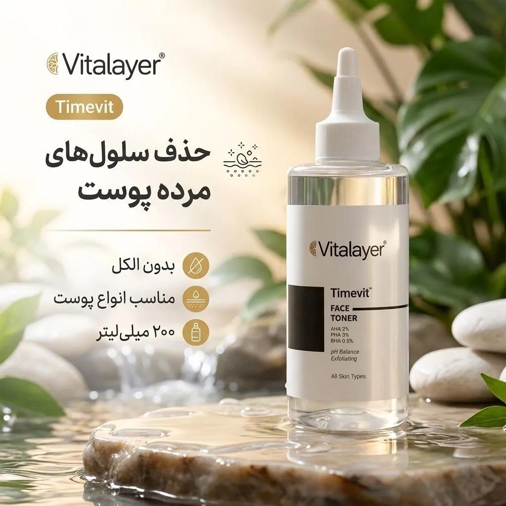 جزئیات و زوایای دیگر تونر صورت تایم ویت