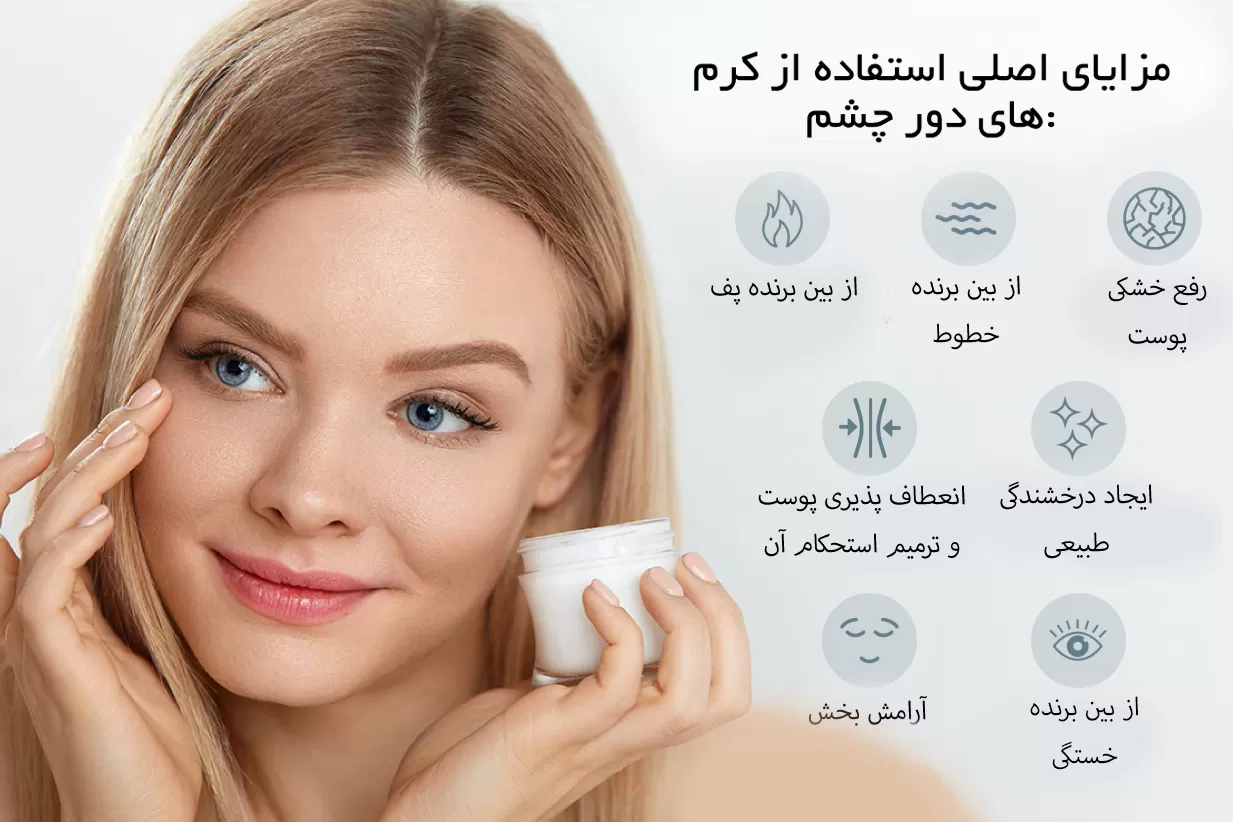 چرا باید از کرم دور چشم استفاده کنیم