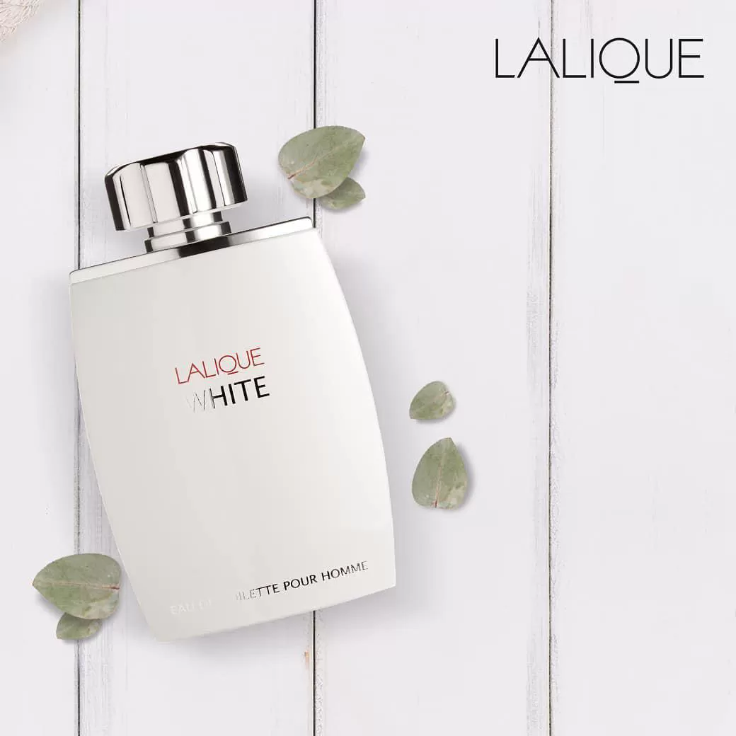 نمونه رنگ‌بندی عطر لالیک وایت
