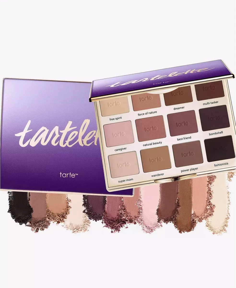 نمونه رنگ‌بندی پالت سایه تارت tartelette